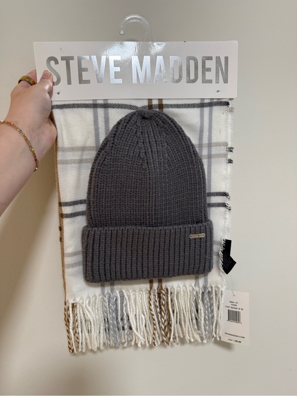 Steve Madden Hat and Scarf Bundle